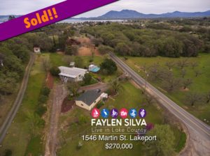 Home in Lakeport, CA Sold by Faylen Silva Realtor